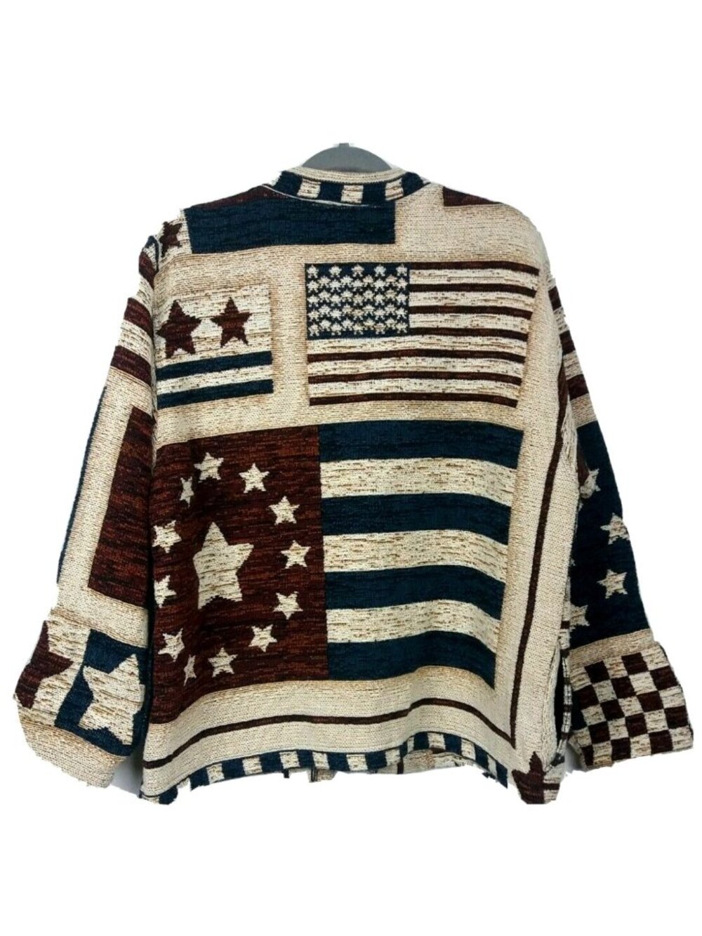 American Flag Cardigan 13 Colonies Flag One Size Independence Day 250th Birthday